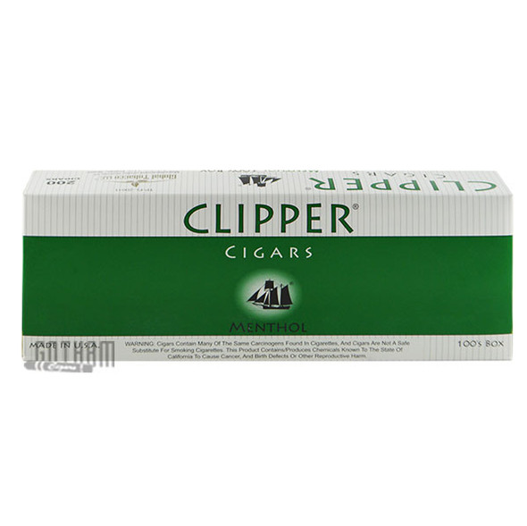 Clipper Filtered Cigars Menthol 100's carton