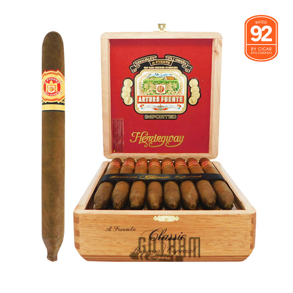 Arturo Fuente Hemingway Classic open box and stick