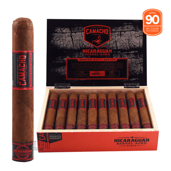 Camacho Nicaraguan Barrel-Aged Gordo Box and Stick