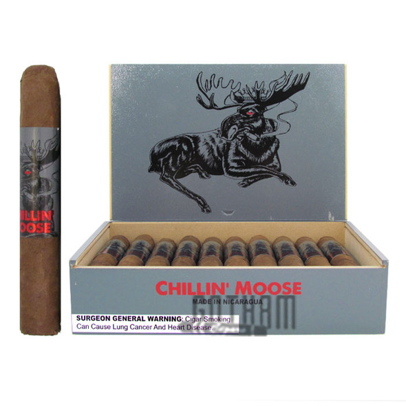 Chillin Moose Robusto open box and stick