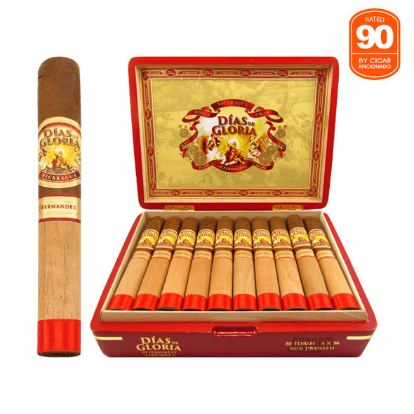 AJ Fernaandez Dias de Gloria Box Pressed Toro Box and Stick