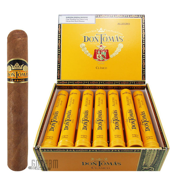 Don Tomas Clasico Allegro Tube Open Box and Stick