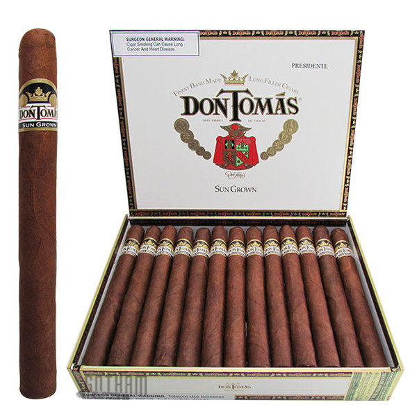 Don Tomas Sun Grown Presidente box