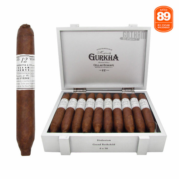 Gurkha Cellar Reserve 12 Year Platinum Hedonism Open Box and Stick