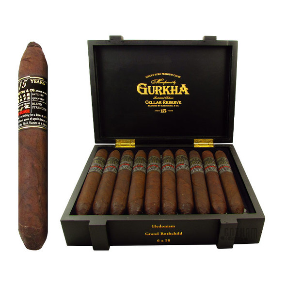 Gurkha Cellar Reserve Limitada 15 Year Hedonism Open Box and Stick