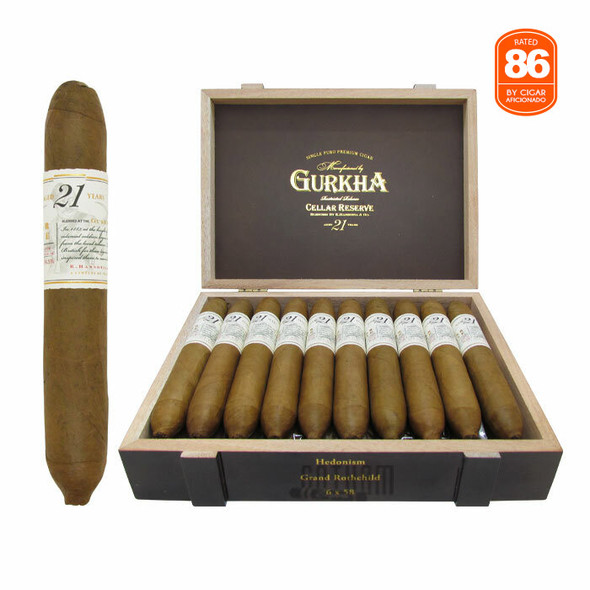 Gurkha Cellar Reserve 21 Year Hedonism Open Box and Stick