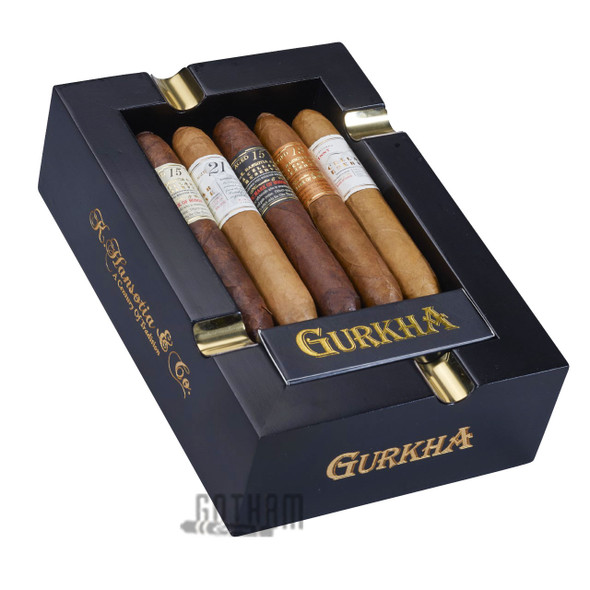 Gurkha Gift Ashtray 5 Cellar Reserve Stick Sampler