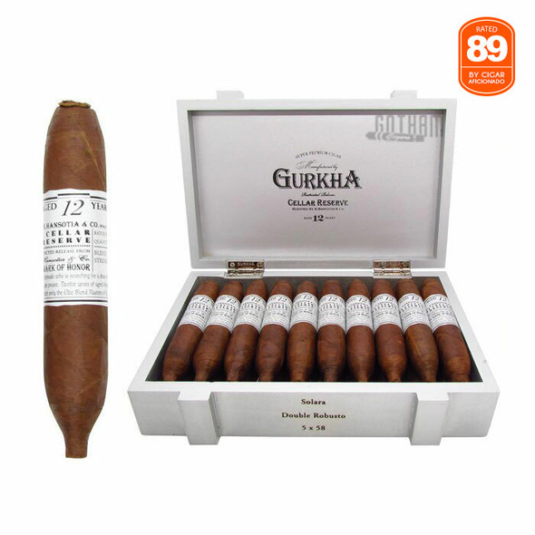 Gurkha Cellar Reserve 12 Year Platinum Solara Open Box and Stick