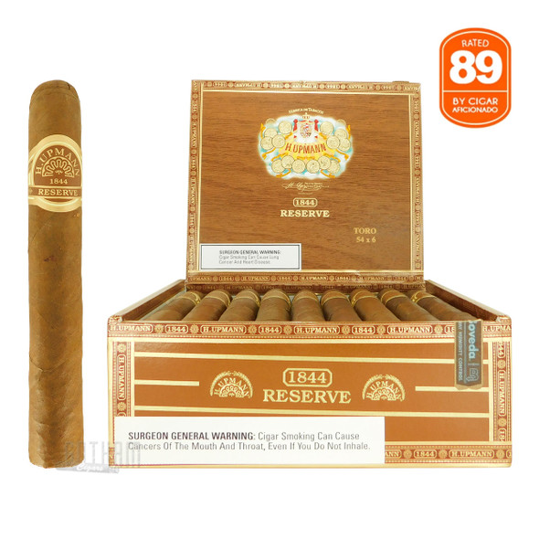 H. Upmann 1844 Reserve Toro box and stick