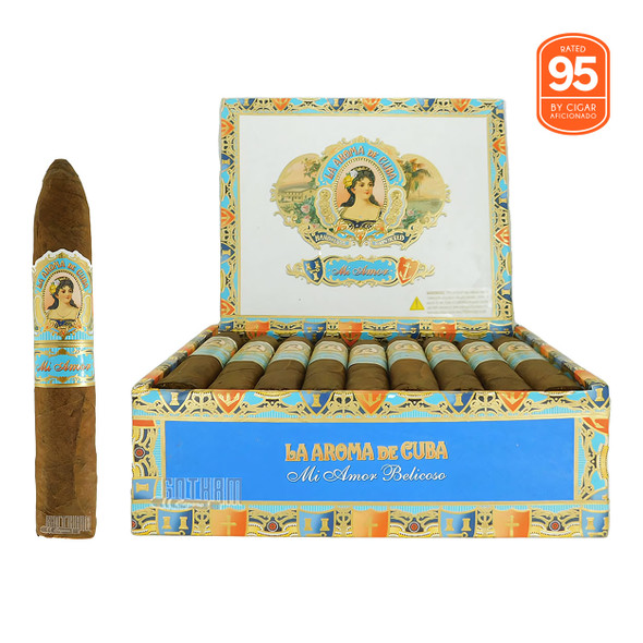 La Aroma de Cuba Mi Amor Belicoso Open Box and Stick