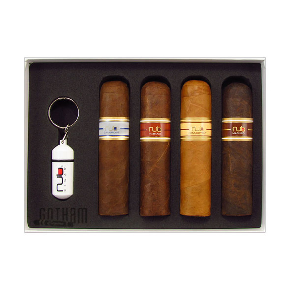 Nub 4 Cigar Sampler With Punch Cutter