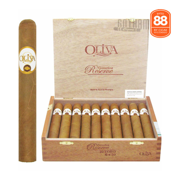 Oliva Connecticut Reserve Toro Open box and stick