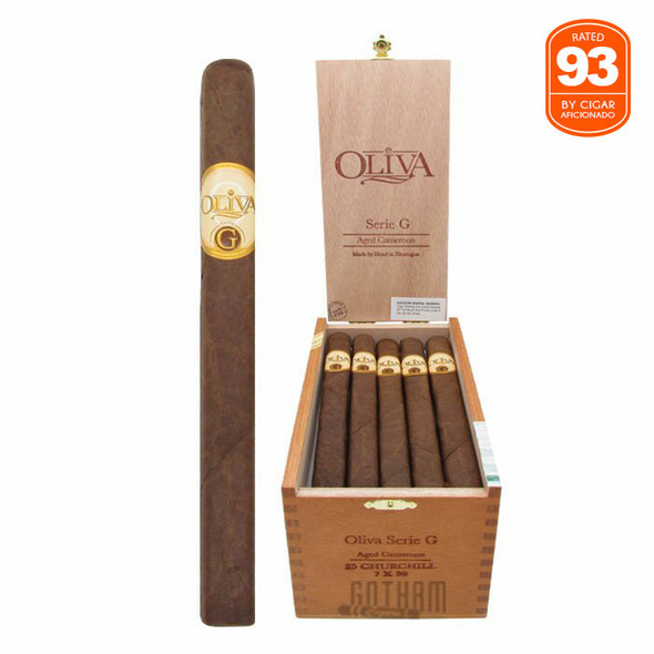 Oliva Serie G Churchill Open Box and Stick