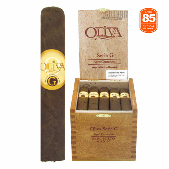 Oliva Serie G Robusto open box and stick