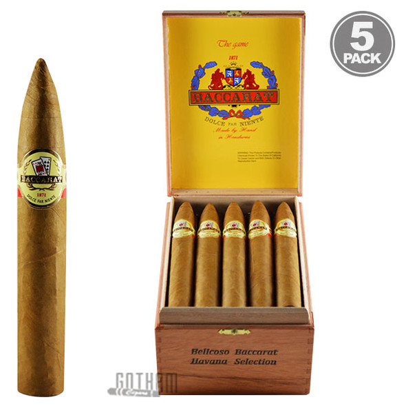 Baccarat Belicoso Open box and stick