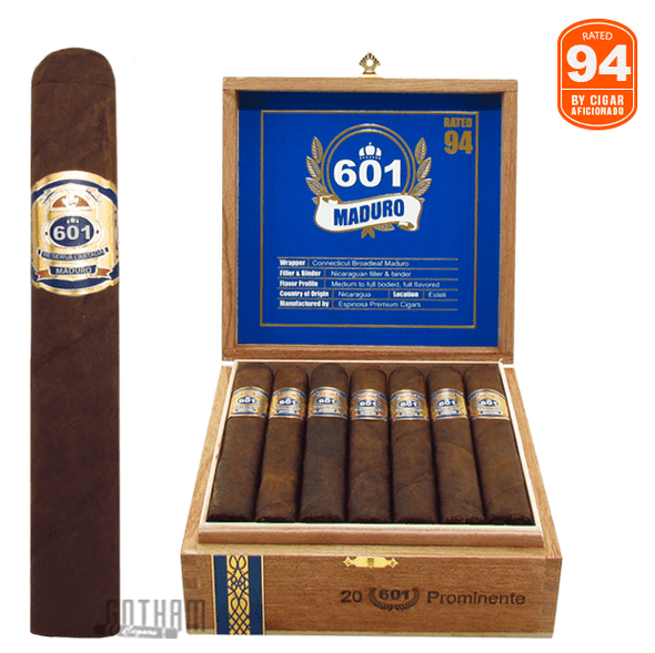 601 Blue Label Maduro Prominente Box & Stick