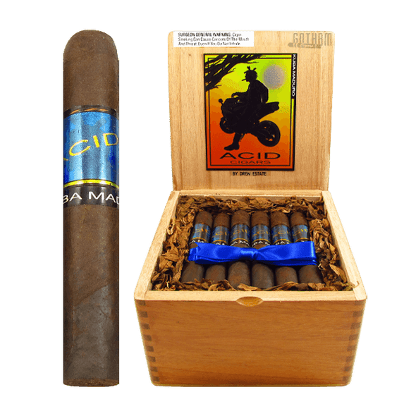 Acid Blue Kuba Kuba Maduro Open Box and Stick