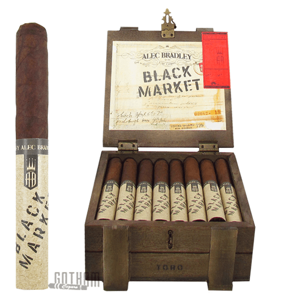 Alec Bradley Black Market Toro Open Box and Stick