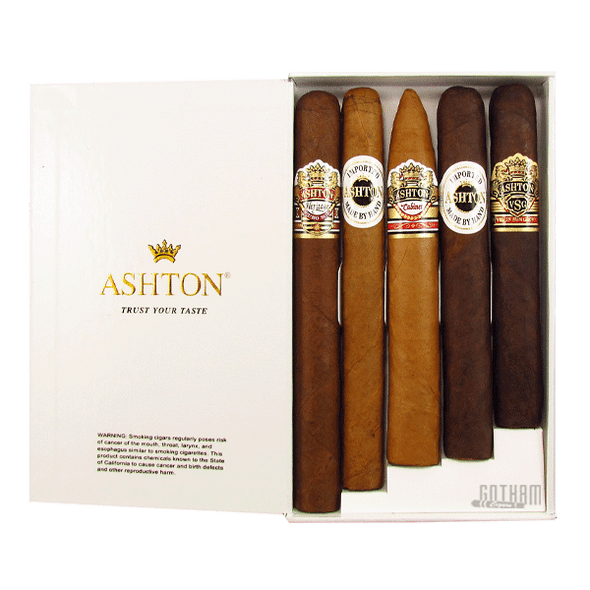 Ashton 5 Cigar Assortment Open Box