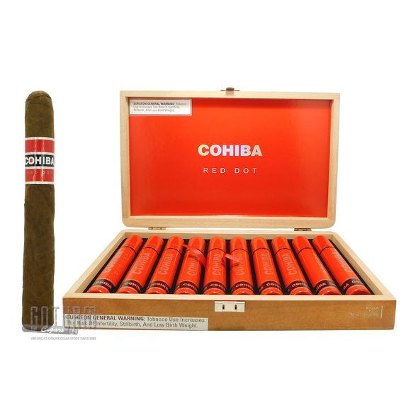 Cohiba Red Dot Toro Tubo Open Box and Stick