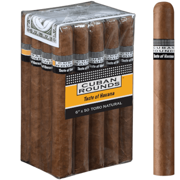 Cuban Rounds Natural Toro Pack with Stick