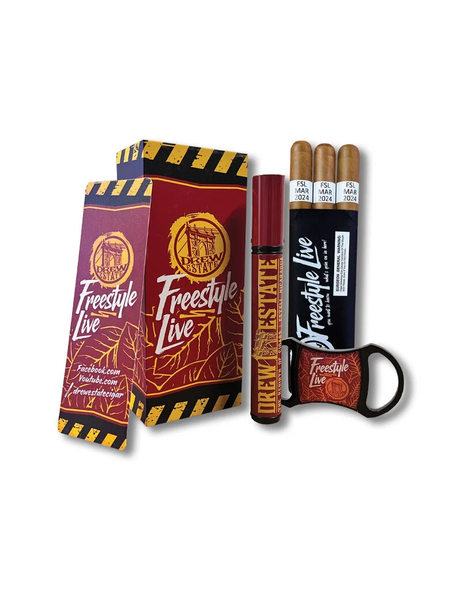 Drew Estate Freestyle Live Kit 2024 cigars and swag