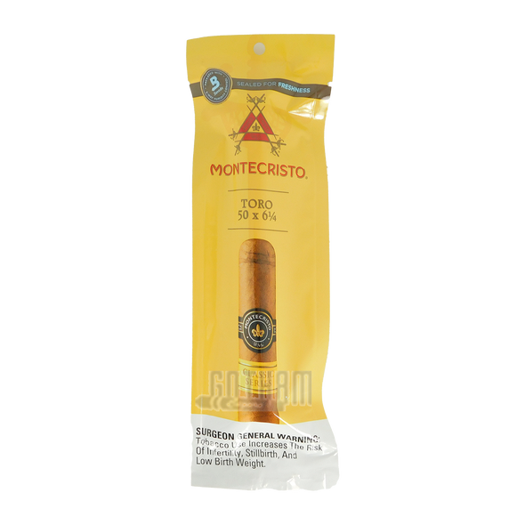 Montecristo Classic Toro Freshlock Single bag