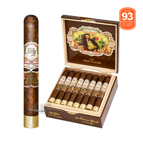 My Father MF The Judge Corona Gorda Open Box and Stick