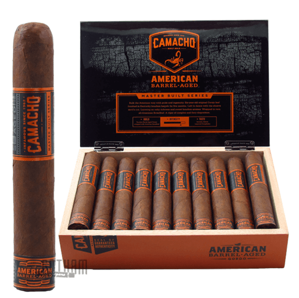 Camacho American Barrel-Aged Gordo Box and Stick